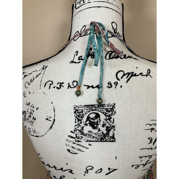 NWT COF Colors Of Fashion 3 Way Floral Embellished Maxi Dress O/S $299 - Picture 4 of 10